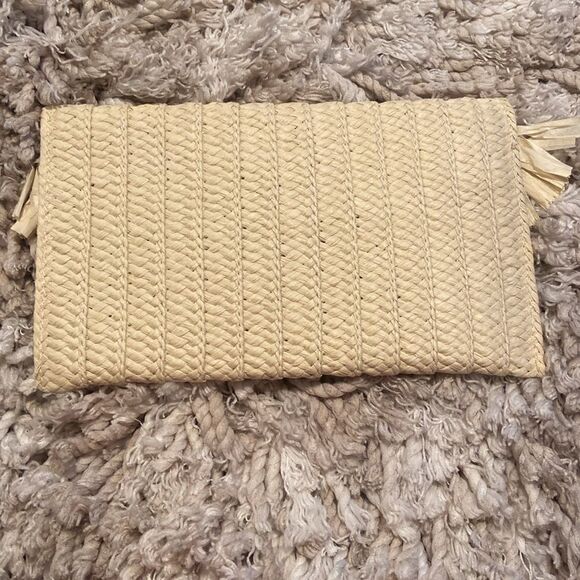 Mark and Graham Fringed Straw Clutch - Picture 7 of 7